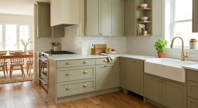 Cherry Cabinet Refacing in Terre Haute, IN