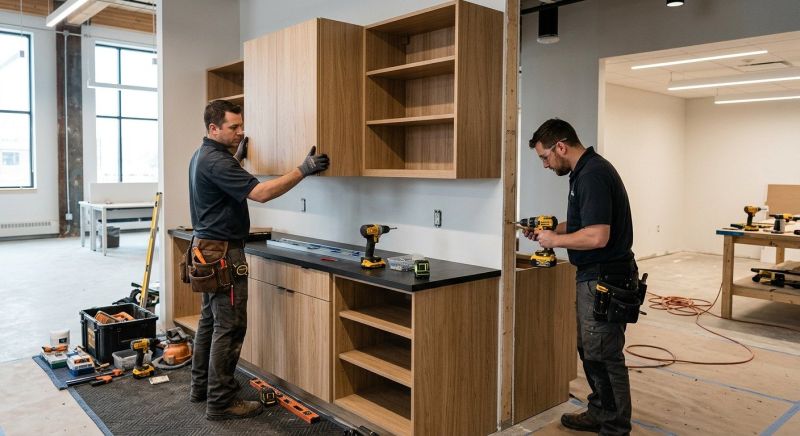Glass Cabinets Installation in Carmel, IN